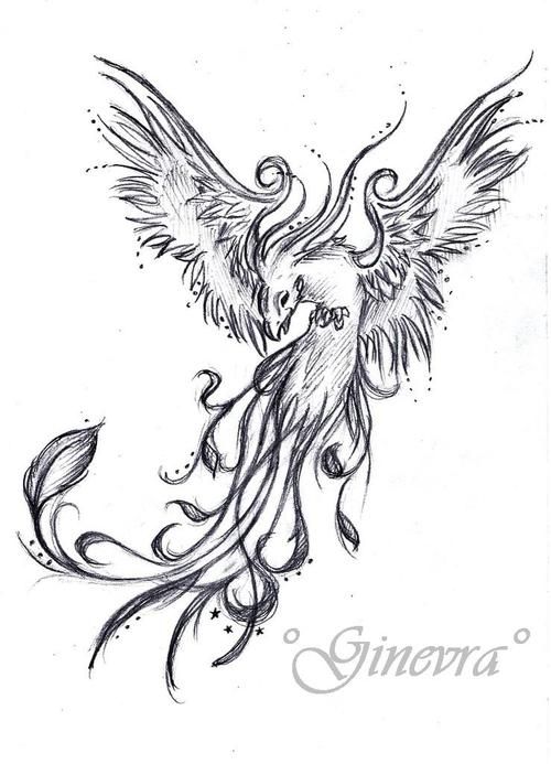 Rising Phoenix Back Tattoo 2 - Ace Tattooz